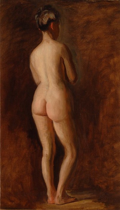 Stehender weiblicher Akt von Thomas Eakins